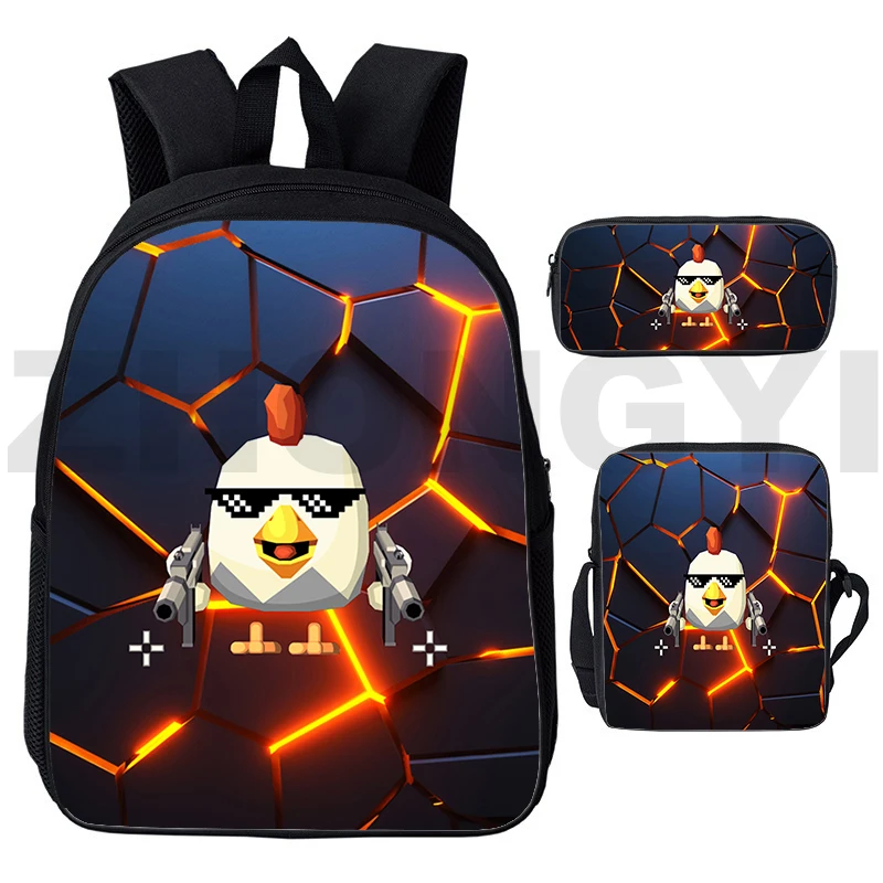 Мужской рюкзак для ноутбука и путешествий с 3D-принтом