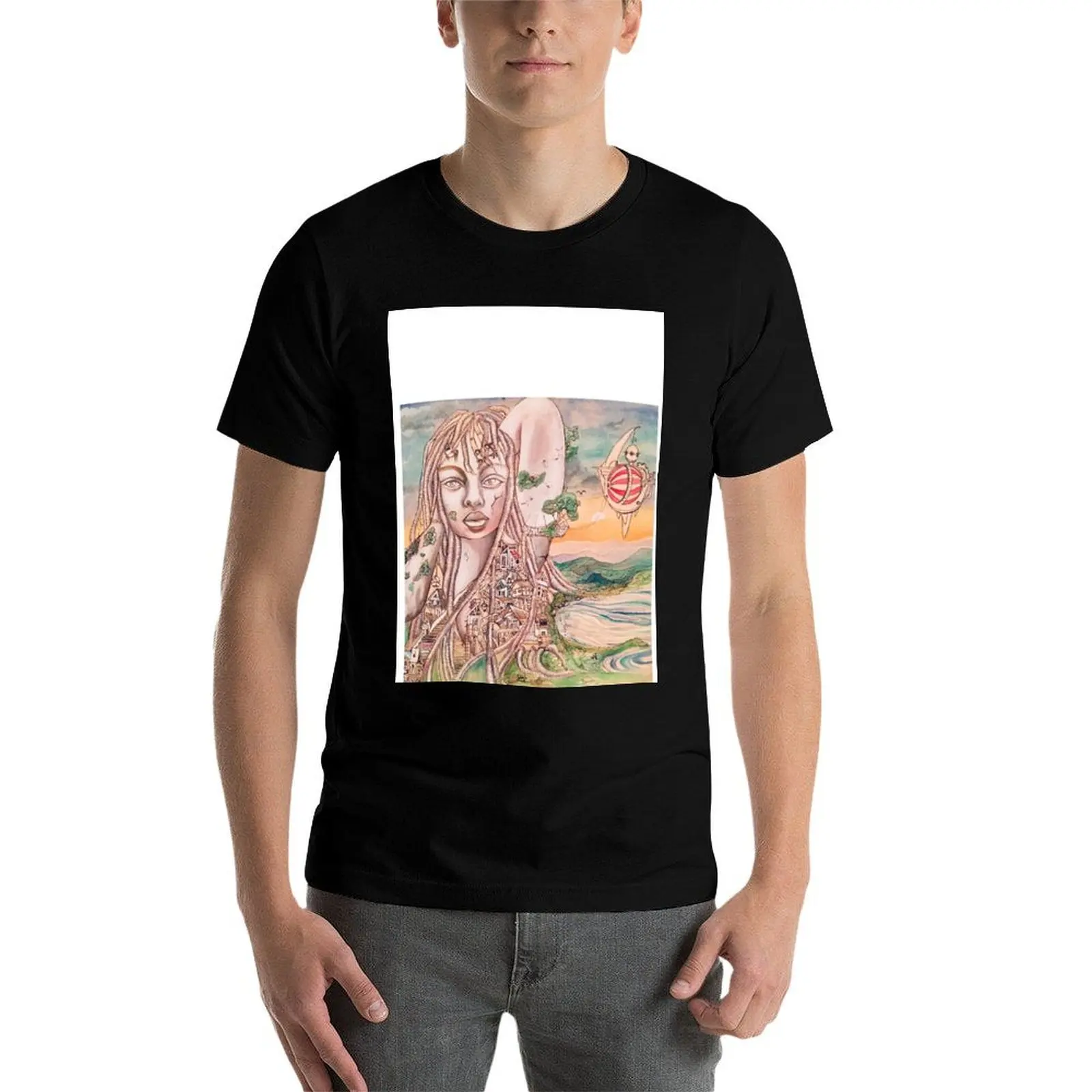 Фото Black Niobe; The Goddess Series T-Shirt t shirt personalised funny t shirts man funny t shirts cotton T-Shirt №5