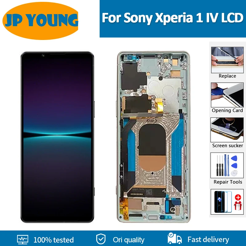 Оригинальный ЖК-дисплей AMOLED для Sony Xperia 1 IV сенсорный экран дигитайзер в сборе x1iiii