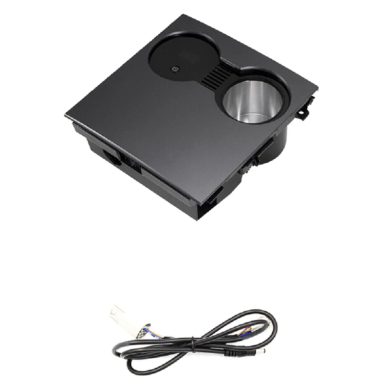 

Охлаждающий и согревающий интеллектуальный контроль температуры, сменный держатель чашки C, набор автомобильных аксессуаров для Tesla Model 3 Y