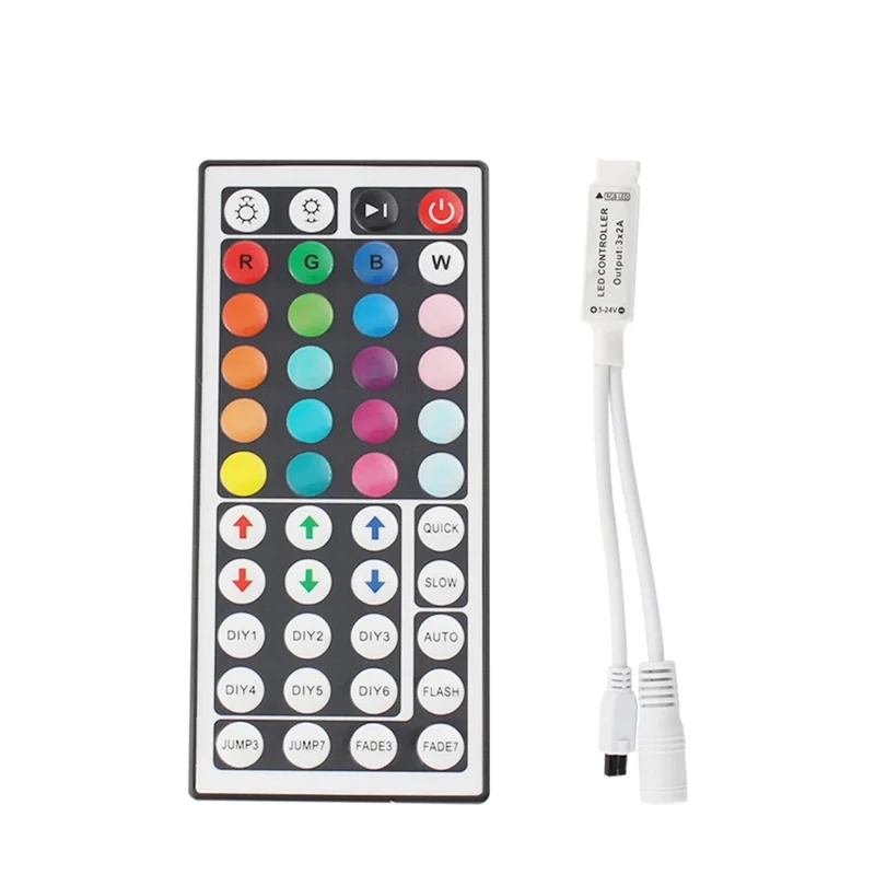 

RGB Controller 12V LED Strip Remote Control 44 Key IR Controller LED Lamp Tape For SMD 5050 2835 RGBW Strip Light TV Backlight