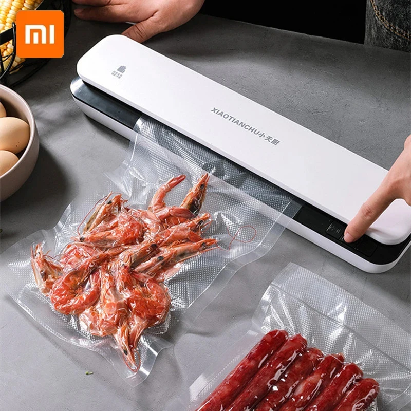 

Домашняя вакуумная упаковочная машина Xiaomi, полностью автоматическая вакуумная упаковочная машина, машина для сохранения пищевых продуктов, теплоизоляционная машина