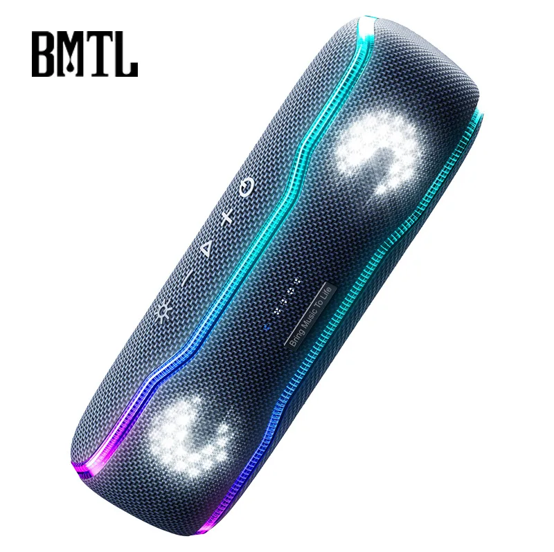 

BMTL BOSS красочный RGB проекционный эффект 30 Вт тяжелые басы наружный портативный водонепроницаемый Bluetooth-динамик