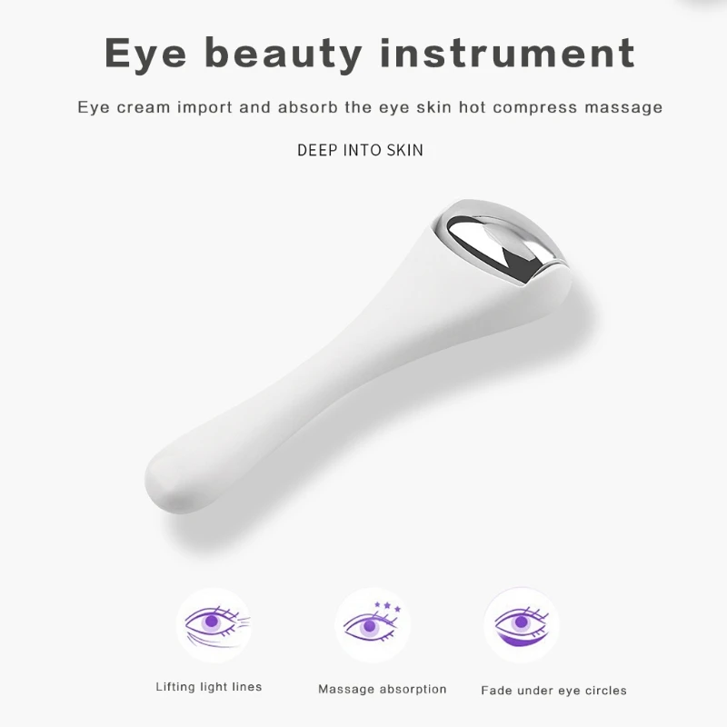 

Women Mini Ice Roller Metal Eye Cream Applicator Cool Facial Roller Massager