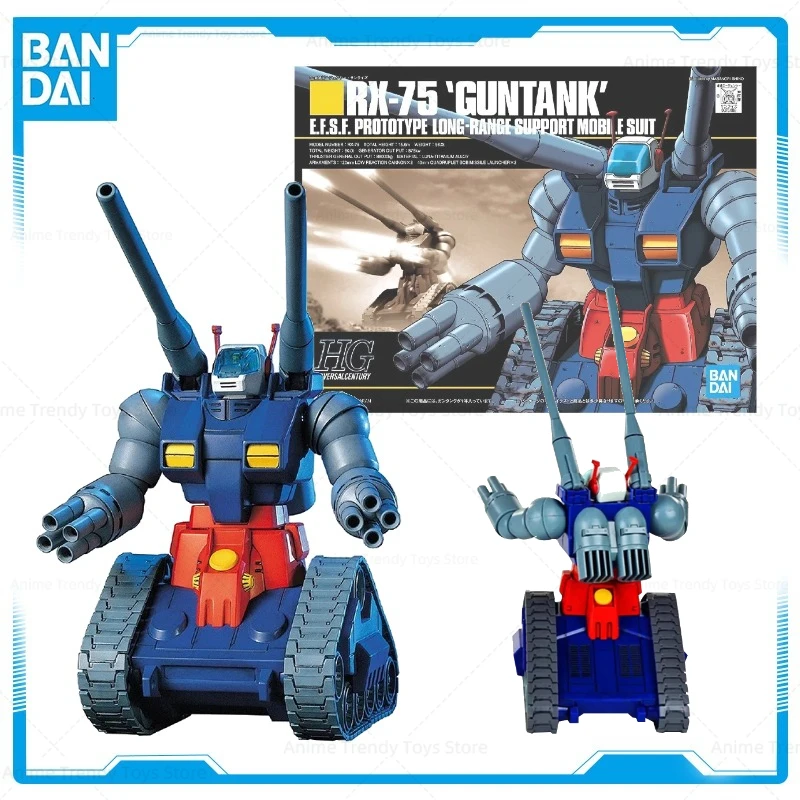 Фото В наличии Banda, оригинальная HGUC 007 1/144 RX-75-4 Guntank Gundam, аниме, экшн-фигурка, сборный режим, коллекция игрушек, подарки WY №1