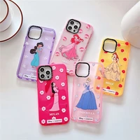bandai disney princess phone cases for iphone 13 12 11 pro max xr xs max 8 x 7 se 2020 back cover