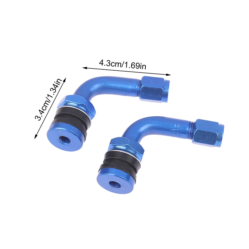 2 шт. колпачки из алюминиевого сплава для бескамерных клапанов мотоциклов