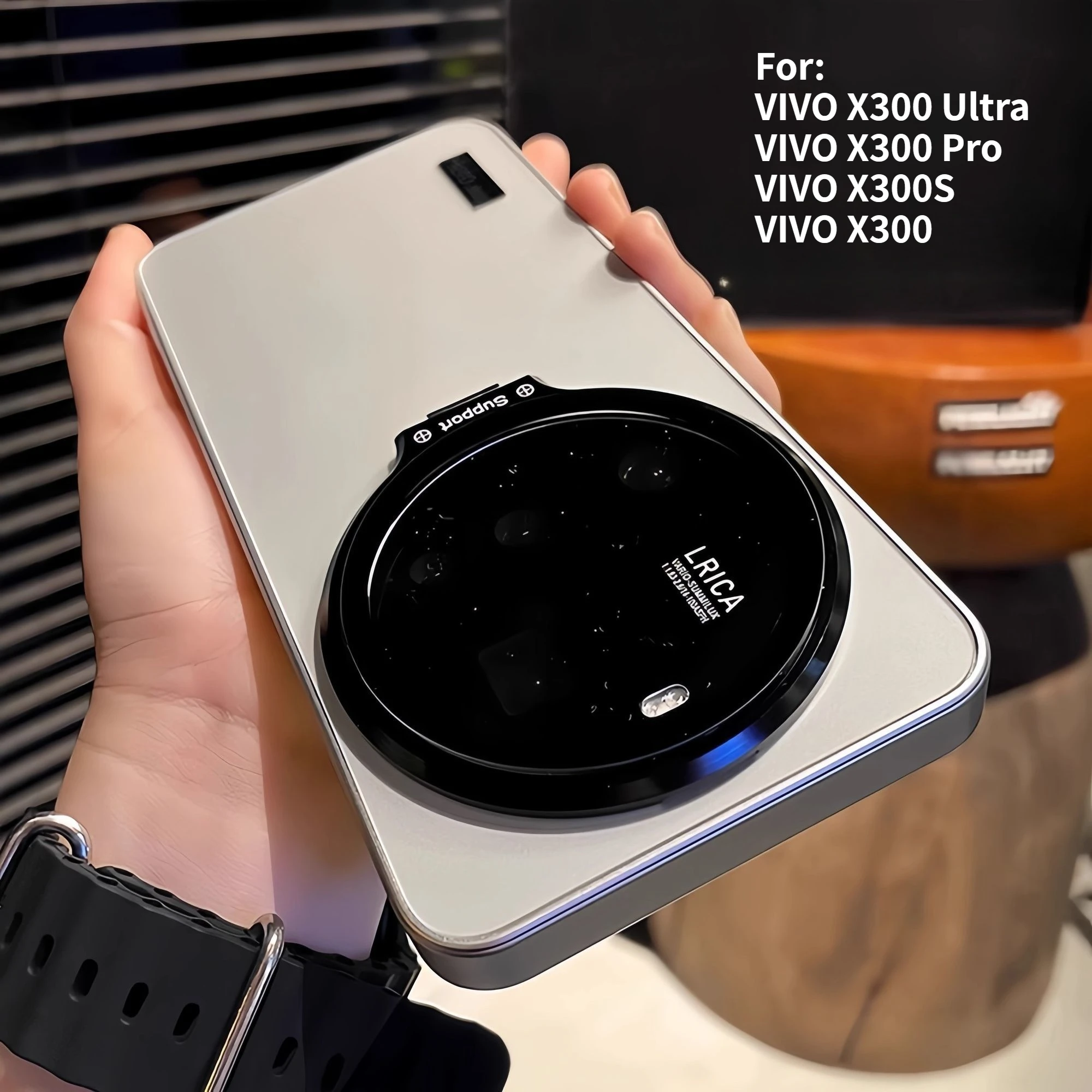 Фото Чехол для VIVO X300 Ultra X300 Pro, новый ультратонкий матовый чехол с полной защитой объектива, противоударный чехол для VIVO X300S, противоударный чехол №4