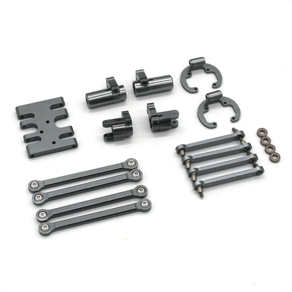 

Metal Chassis Link Skid Plate Front Rear Hub Carrier for Xiaomi Suzuki Jimny 1/16 RC Crawler Car Upgrades Accessories,2