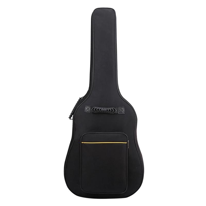 

36-дюймовый Водонепроницаемый двойной регулируемый плечевой ремень сумка для гитары акустической гитары с подкладкой 5 мм рюкзак для гитары