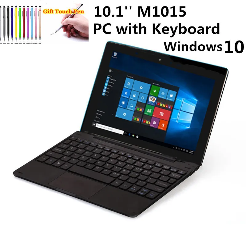 

M1015 Tablet PC 10.1'' Windows 10 Docking Keyboard 1GB DDR3+16GB ROM WiFi HDMI-Compatible Dual Cameras Quad Core