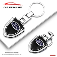 shield key ring buckle car logo home auto parts badge pendant for ford focus mk3 kuga escape explorer must etc