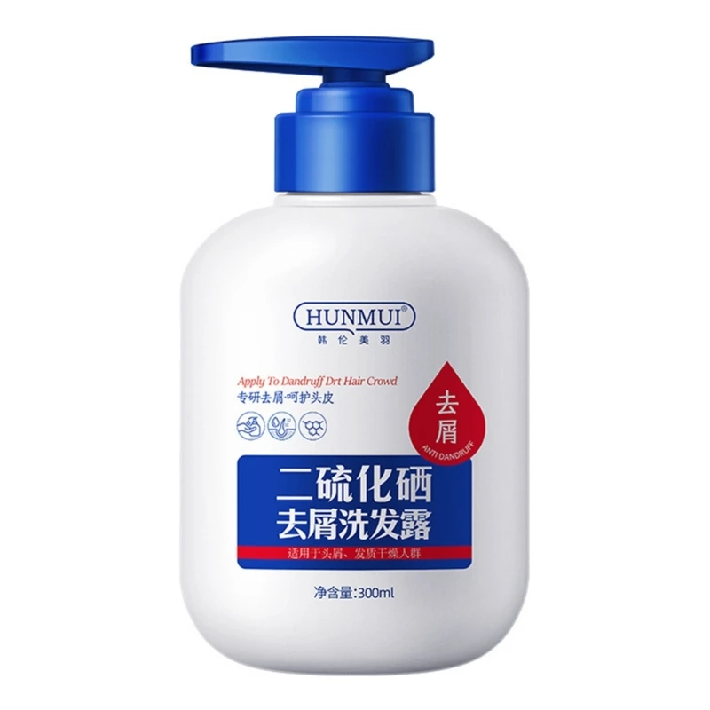 

300ml Selenium Disulfide Shampoo Smoothing Moisturize Anti-Dandruff Itching Anti-hair Loss Oil Control Nourishing Hair