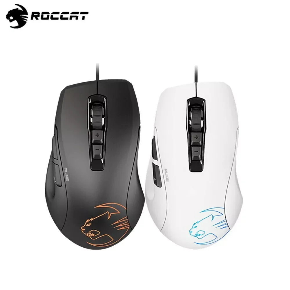 

Original For ROCCAT KONE PURE SEL E-sport Gaming Wired Mouse Small Hand Home Office Mice 5000