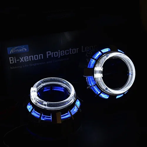 

Ronan 2,5 дюйма, двойные фотообои, круглые глаза ангела, маски для модификации автомобильной фары