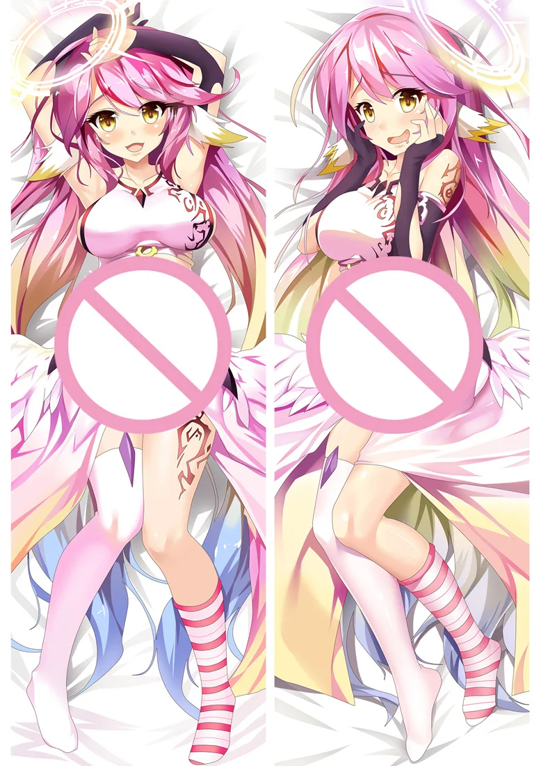 

Наволочка «дакимакура» 59 дюймов, постельное белье с изображением мультяшных персонажей «Нет игры нет жизни», наволочка для обнимания Otaku