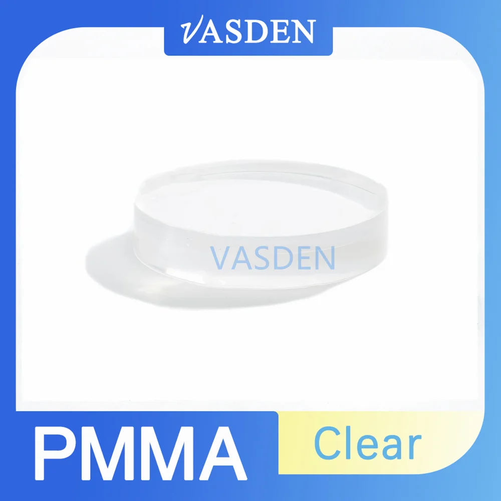 

Monolayer PMMA Clear Color VASDEN Dental акриловая смола стоматологических мостов CAD CAM высокое качество 98 мм Стоматологический Продукт