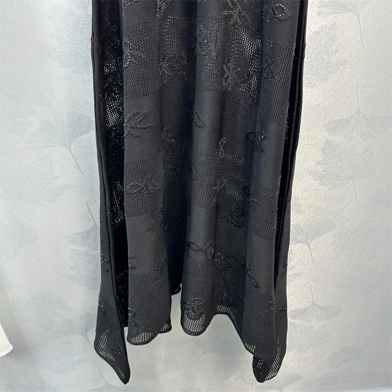 Темпераментная длинная юбка на бретелях в стиле социалита тяжелой отрасли с