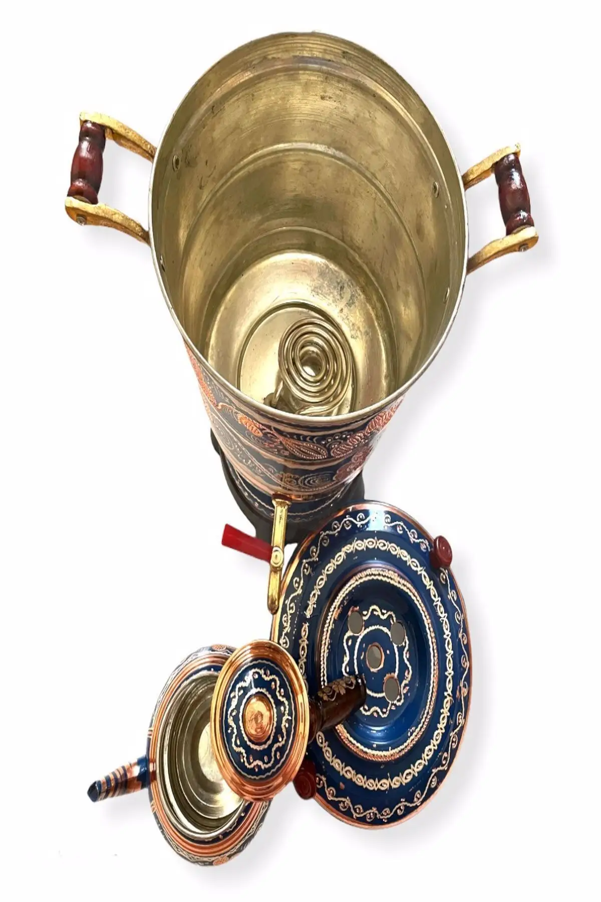 Copper 5 L electric Semaver (custom production) Cooper Luxury Cups