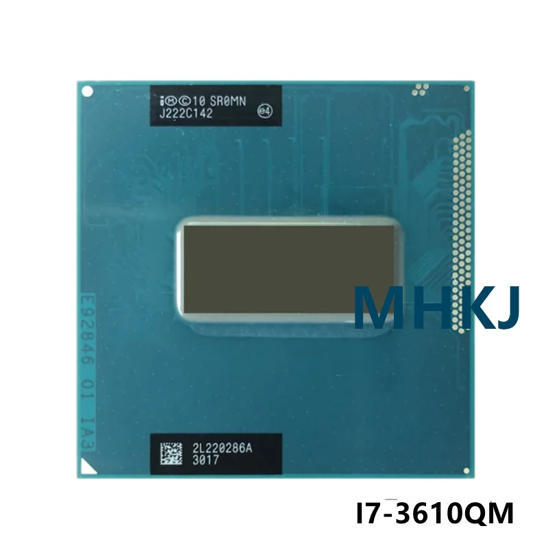 Процессор Intel Core i7-3610QM i7 3610QM SR0MN 2 3 ГГц четырехъядерный восьмипоточный 6 Мб 45 Вт