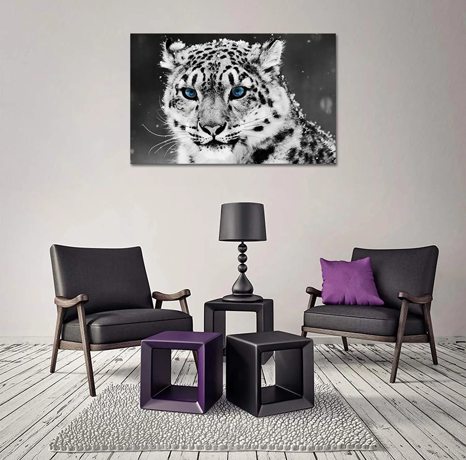 Blueeye Тигровое животное холст живопись картина с животными украшение для дома