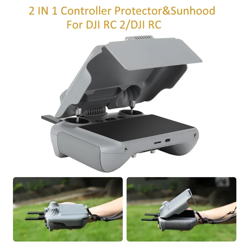 

Screen Protector Shell For DJI RC/RC 2 Remote Control Sunshade Silicone Protection Case For Air 3/Mini 3 Pro/Mavic 3/Mini 4 Pro