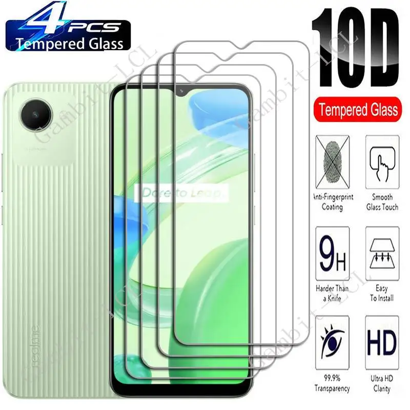 

4 шт. для Realme C30 C30S защитное закаленное стекло для экрана RealmeC30 S Narzo 50i Prime 50iPrime RMX3581 защитная пленка