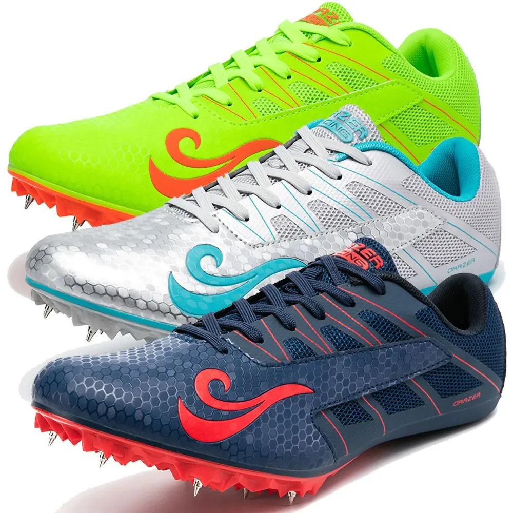 

Беговые кроссовки Luckffa для тренировок, мужские удобные легкие кроссовки для улицы, дышащие кроссовки с шипами для легкой атлетики