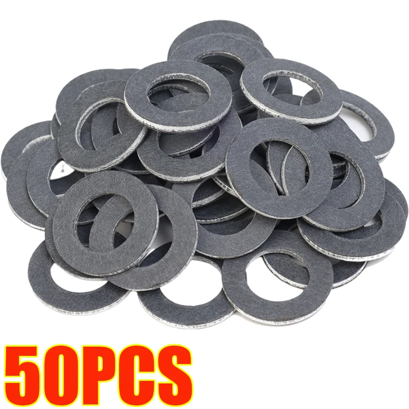 

Винтовая прокладка отверстие для слива масла шайбы-пробки, отверстие для Toyota OE90430-12031 12 мм, алюминиевые аксессуары, уплотнительная прокладка, детали двигателя