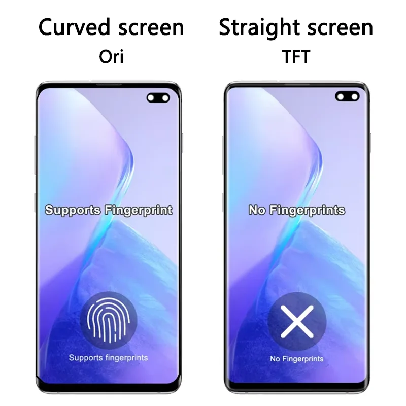 Фото TFT качественный дисплей S10 с рамкой для Samsung S10, ЖК-дисплей с сенсорным экраном и дигитайзером SM-G973F/DS G973U G973, замена дисплея №4