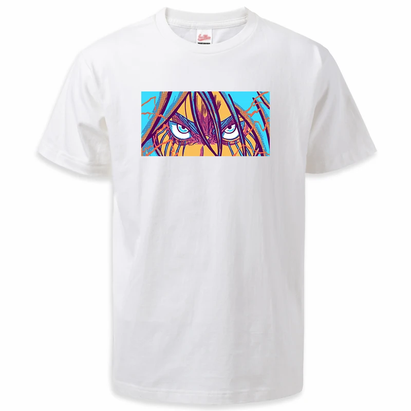 Футболка мужская с аниме атака на титанов модная тенниска рисунком Eran Yager манга