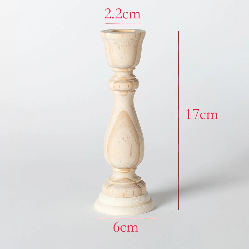 Деревянные Подсвечники Для украшения дня рождения стеклянный Настольный