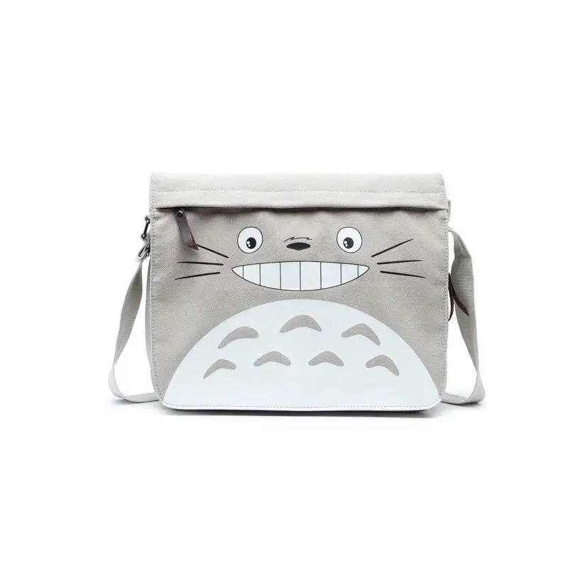 

canvas shoulder bag women cartoon One Piece Totoro DOTA2 Tokyo Ghoul student schoolbag unisex satchel men messenger Flap Bag