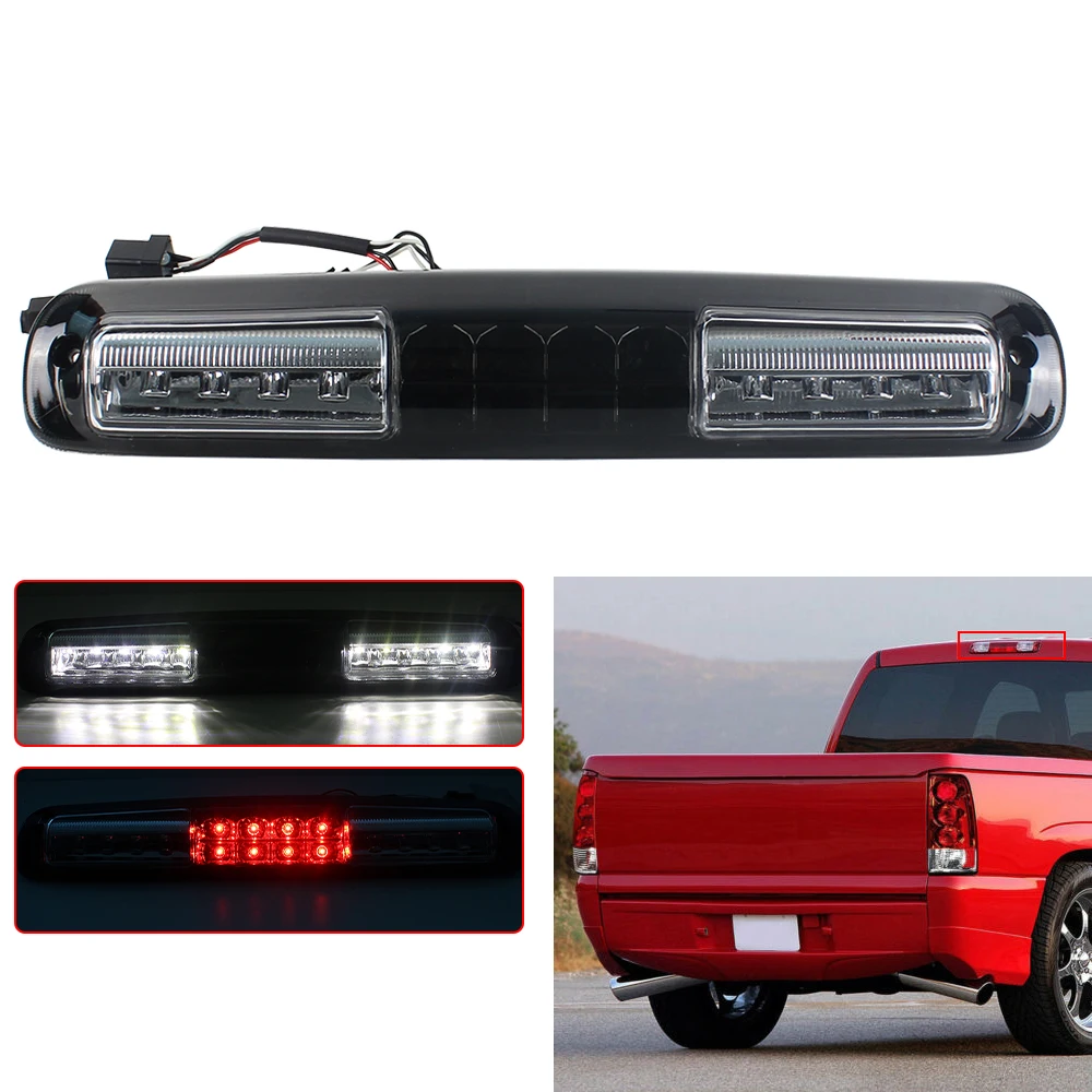 

1X LED Tail High Mount 3rd Third Brake Light Cargo Lamp for 1999-2006 Chevy Silverado/GMC Sierra 1500 2500 3500 HD Replacement