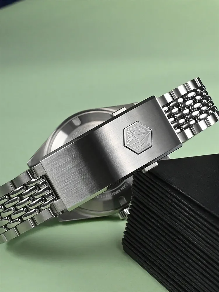 

San Martin Limited Edition 39.5mm Full Luminous NH34 GMT Original Design Men Sports Watch Automatic Mechanical Waterproof SN0116