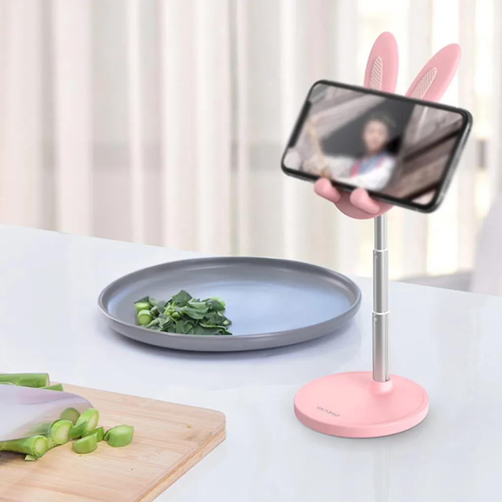 

Desktop Phone Holder Cartoon Bracket Adjustable Support Smartphone Stands