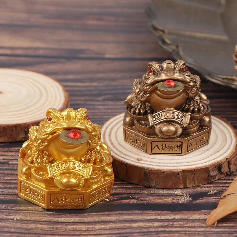 

Pure copper toad found cicada frog toad statues animal Brass head figure