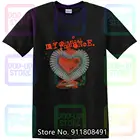 My Chemical Romance Мужская Курение футболка с пистолетом футболка черного цвета