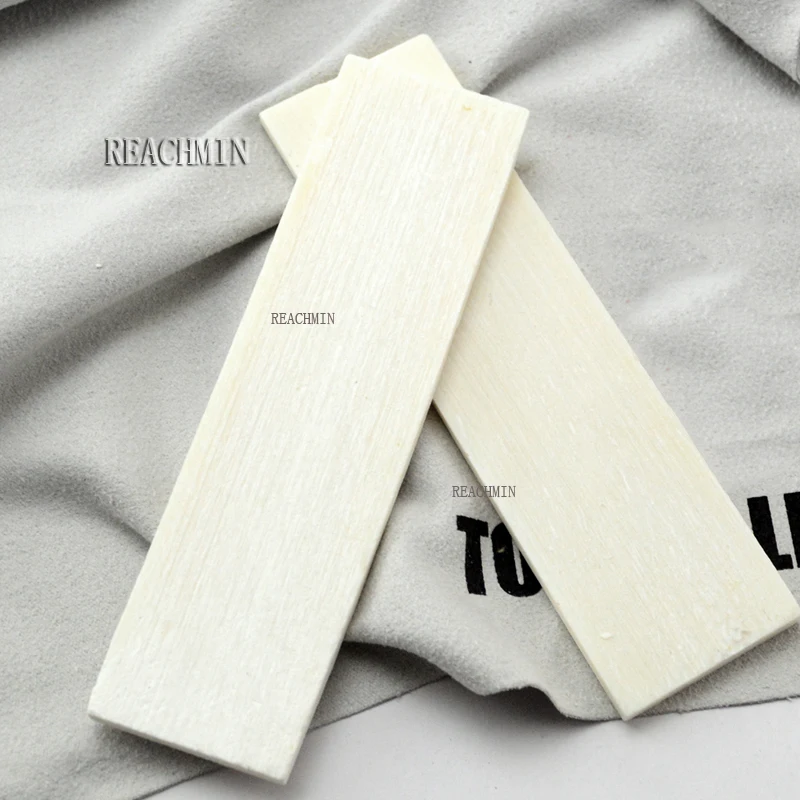 

1PCS Knife Handle Patch Material Beef bone Spacer Bone Carving Musical Instrument Accessories DIY Carving Supplies
