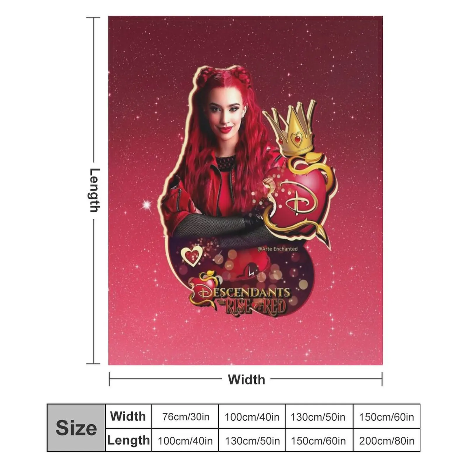 Одеяло Последники 4 The Rise Of Red — Kylie Cantrall милое клетчатое лохматое покрывало одеяла