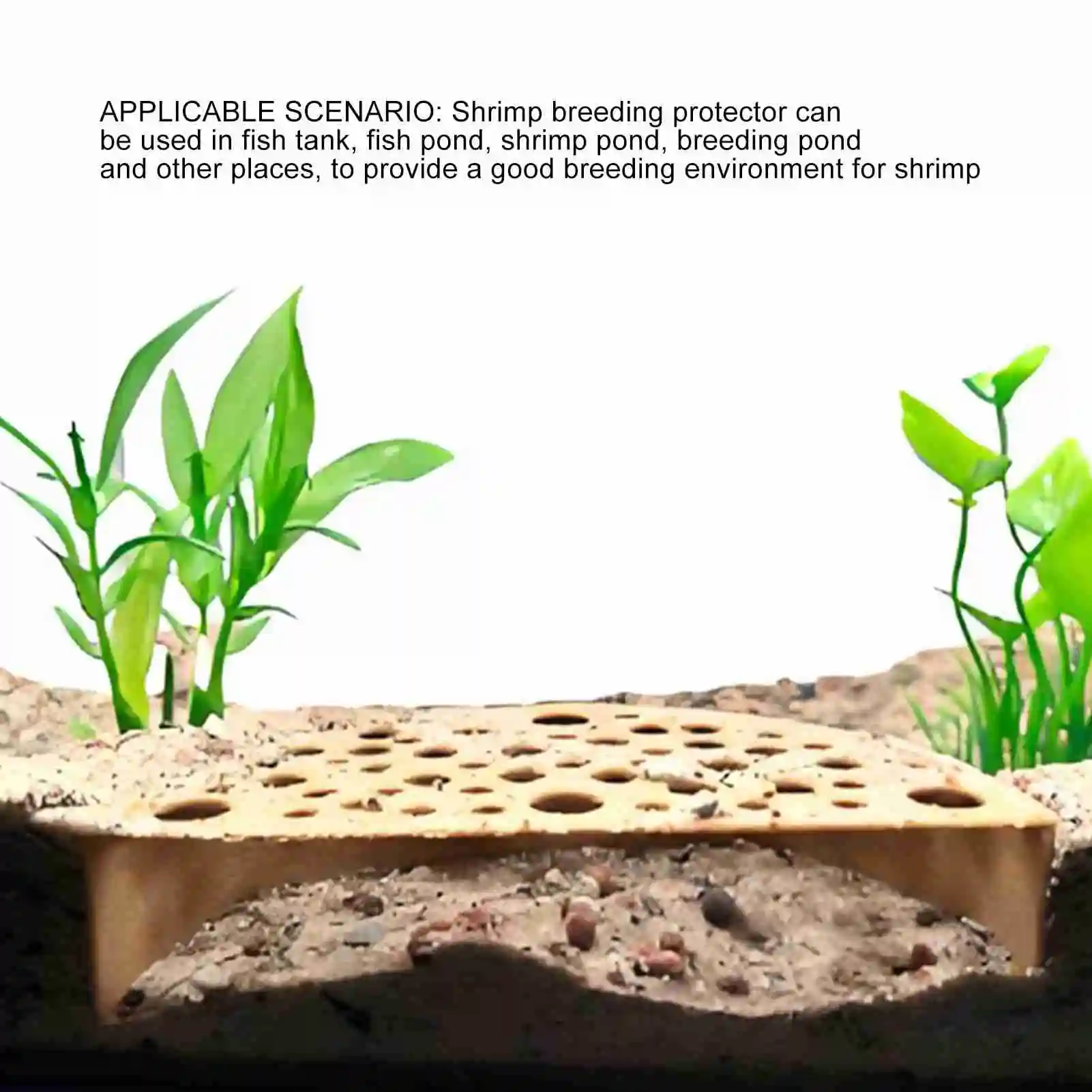 Для разведения креветок пещера аквариум туннель защита нежный пейзаж полый