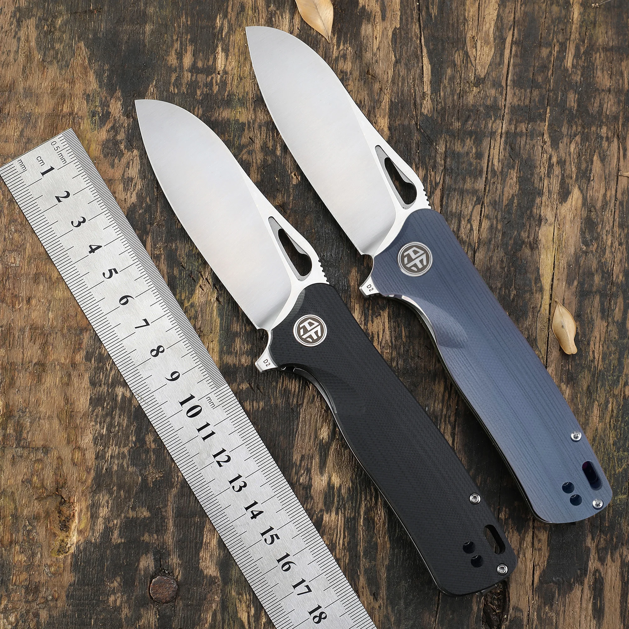 Складной нож Petrified fish PF868, карманный клинок из стали D2, с рукояткой из G10, для ежедневного использования, кемпинга, охоты, выживания