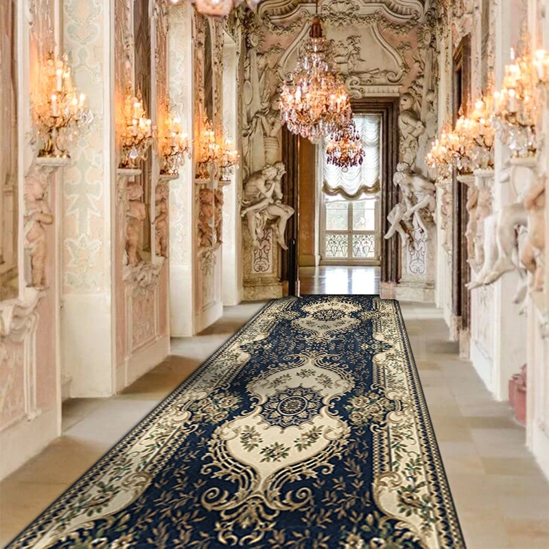 

Lobby Carpet Livingroom Bedroom Porch Rug Retro Decorative Moroccan Persian Style Hallway Corridor Aisle Hall Entrance Customabl