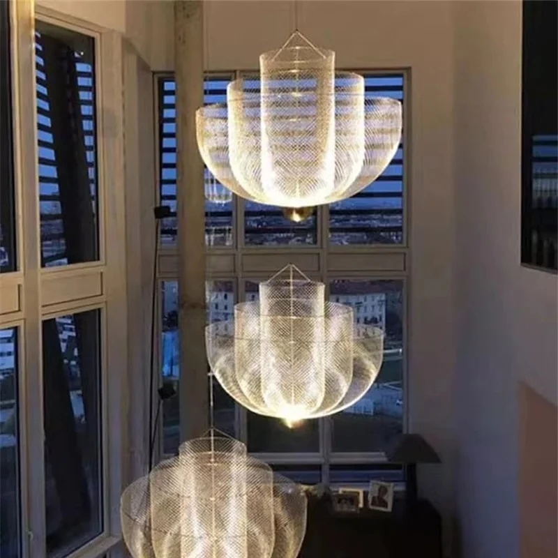 Фото Подвесной светильник Moooi Postmodern Duplex Designer для лестницы, роскошный светильник для гостиной, бара, спальни, ресторана, креативное освещение №2