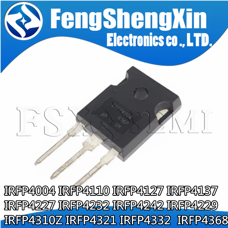 5 шт. IRFP4004 IRFP4110 IRFP4127 IRFP4137 IRFP4227 IRFP4232 IRFP4242 IRFP4229 IRFP4310 IRFP4310Z IRFP4321 IRFP4332 IRFP4368 TO3P |