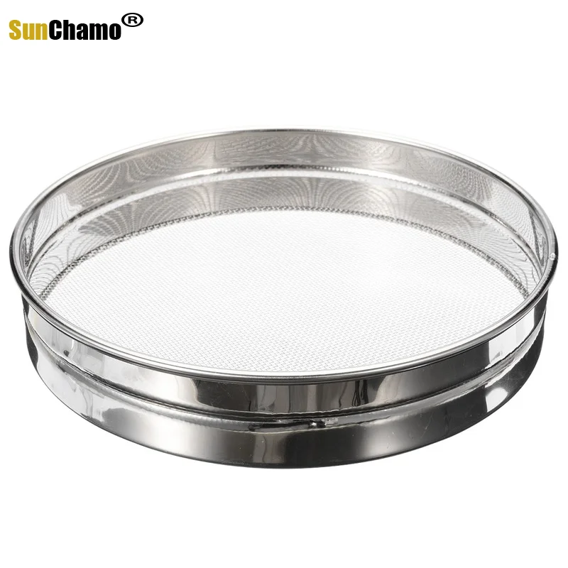 new double layer honey sieve strainer mesh stainless steel filter reusable beekeeping sieve tool kitchen gadgets free global shipping