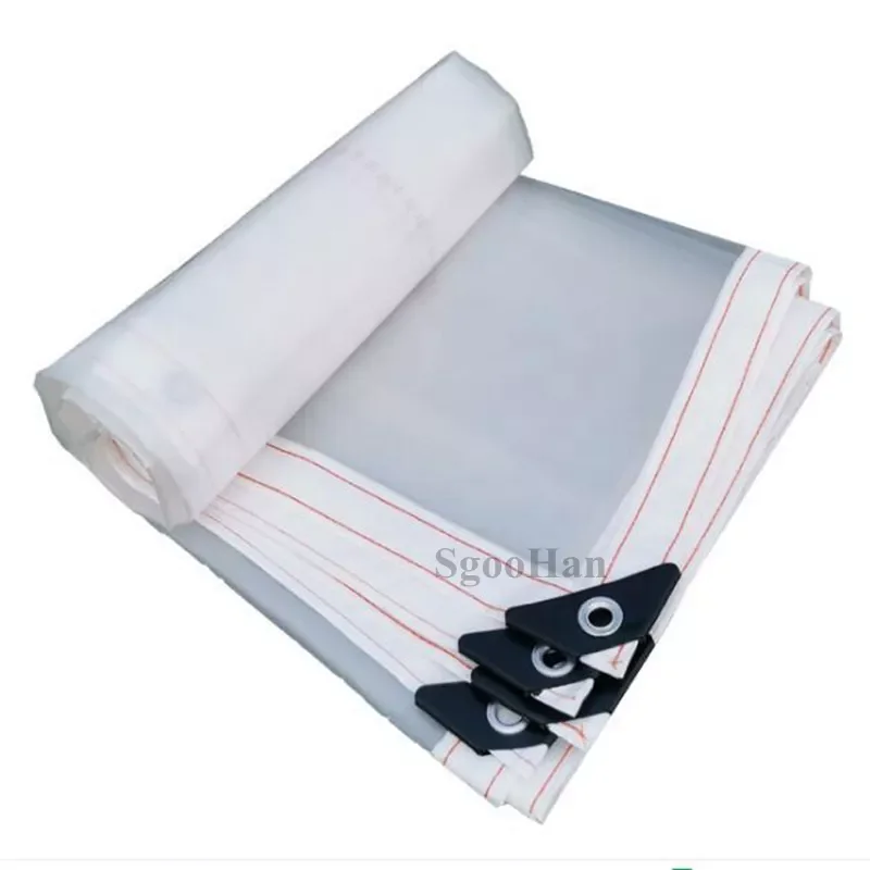 

NEW2023 0.1mm Plastic Transparent Rainproof Cloth PE Film Garden Balcony Tarpaulin Greenhouse Succulent Plant Keep Warm Waterpro