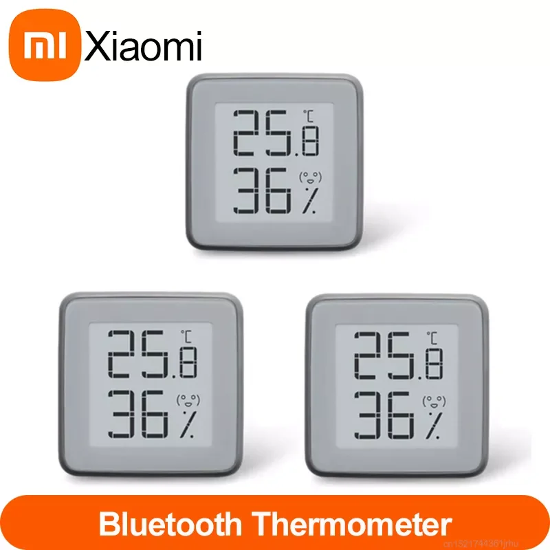 

[Upgrade Version] Xiaomi MMC E-Ink Screen BT2.0 Smart Bluetooth Thermometer Hygrometer Works with MIJIA App Home Gadget Tools