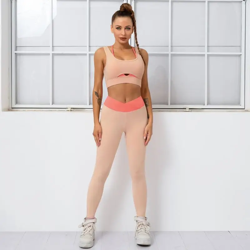 

Wyplosz Yoga Set Sportwear Gym Clothing High Elasticity Seamless Pants Bras Push Up Women's Sports Fitness Tracksuit 2 Pcs Tight