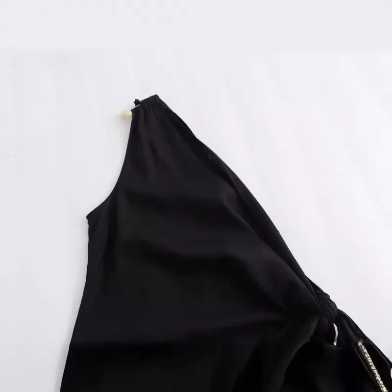 Новинка Весна 2024 женская одежда в европейском стиле модное стройнящее платье